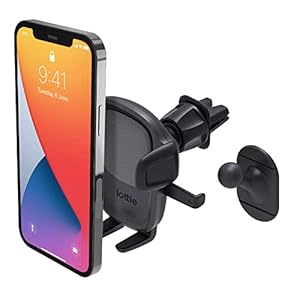 iOttie Easy One Touch 5 Air Vent & Flush Mount Combo – Universal Car Mount Phone Holder for iPhone, Google, Samsung, Moto, Huawei, Nokia, LG, and all other Smartphones