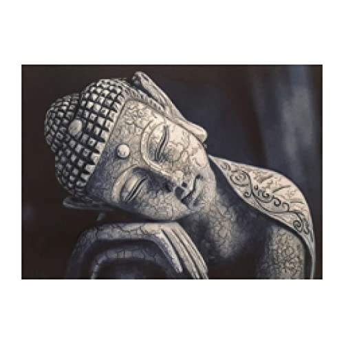 Affiches et gravures Bouddha abstrait moderne art mural 70x100 - 5
