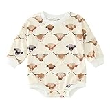 Générique De Escalada de Manga Larga de Invierno para bebés, niños y niñas, Ropa con Estampado de Dibujos Animados de Pantalones Bicicleta De (White, 18-24 Months)