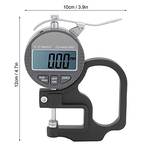 Calibrador de grosor 0 a 12.7 mm con pantalla LCD grande miniatura 2