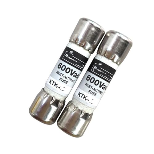 Fusible KTK-40 de 40A 600V action rapide en lot de 2 pièces 10x38mm pour circuit