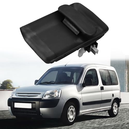 JinsenTGG Maneta de Puerta Lateral Exterior Compatible con Citroen Berlingo First Generation M49 1996-2008 Peugeot Partner/Grand Raid/Ranch 1996-2008, Puerta Izquierda (Lado Conductor) 9101P8