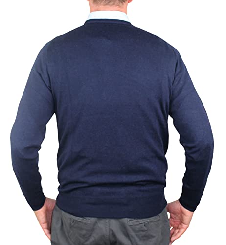 1st American Maglia da Uomo in Cashmere e Seta