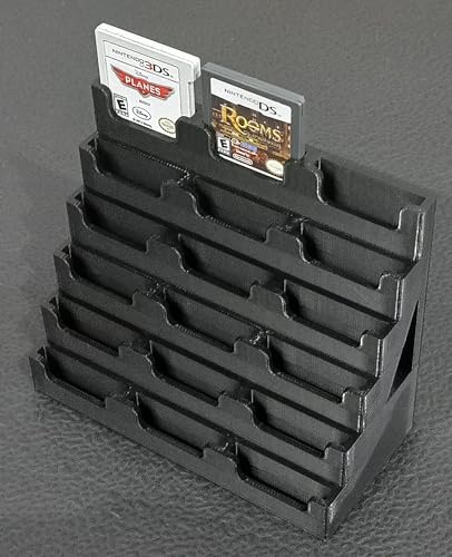 Display Tower, Rack, Case for DS and 3DS Game Boy Games - Holds 18 Games