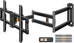 Perlegear TV Wall Bracket, 943mm Long Arm for 42-84 Inch TVs, Extra Long Reach Wall Mount, Articulating Arm Full Motion TV Bracket with Swivel & Tilt, Holds up to 68 kg, Max VESA 600x400mm