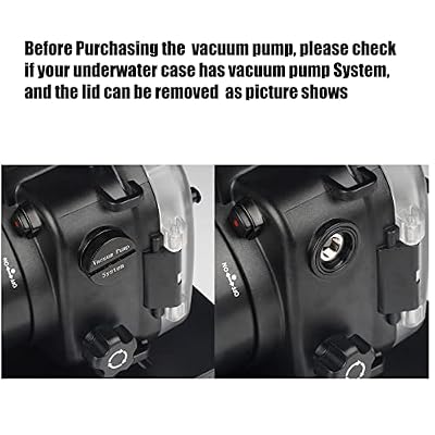 SeaFrogs Vacuum Pump VPS-100 Pre-Dive Vacuum Leak Check System for Seafrogs Meikon Underwater Camera Housings Case with Vacuum Pump System Design