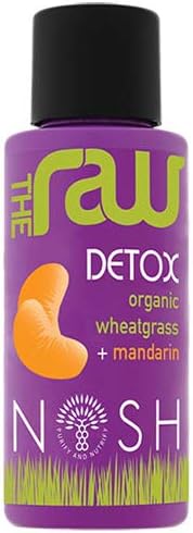 Nosh Detox – ‘Raw Detox’ 8 x 50ml Organic Fresh Wheatgrass Juice with Mandarin