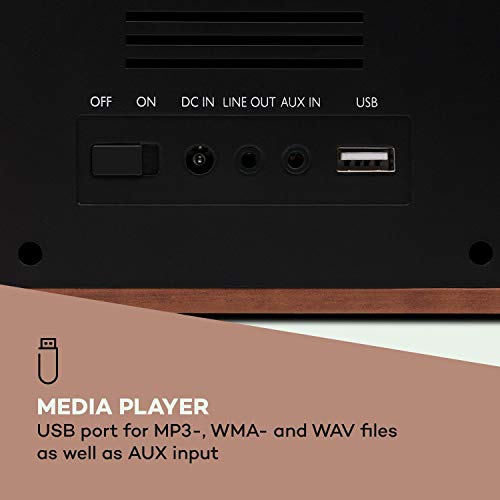 image for auna IR-160 Internet Radio - Radio Alarm, Digital Radio, WLAN, MP3/WMA
