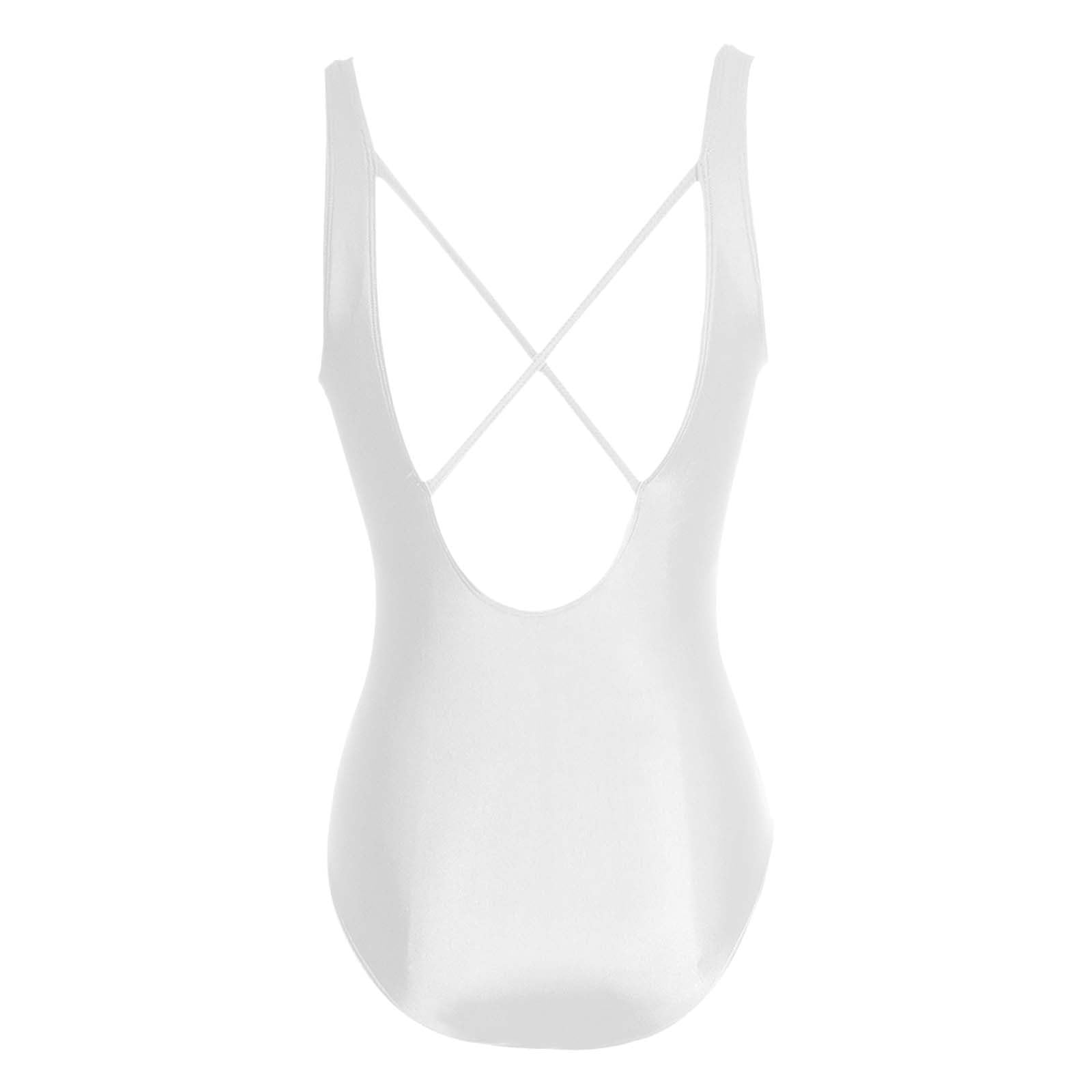 Costume da Bagno con Collo Particolare, Spalline Colorate, Retro Aperto a Triangolo, Design Unico e Sexy.