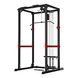 jaula gym casera Spotters que mejoran la fijación de estos a la estructura