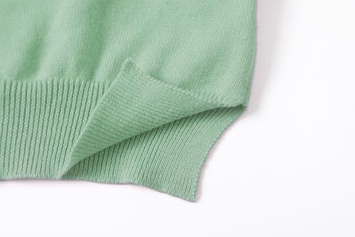 Image of Girls' Cardigan Sweater [Cute Petal Buttons] Cotton Long Sleeve Crewneck Uniform Sweater for 5-14 Years Girls