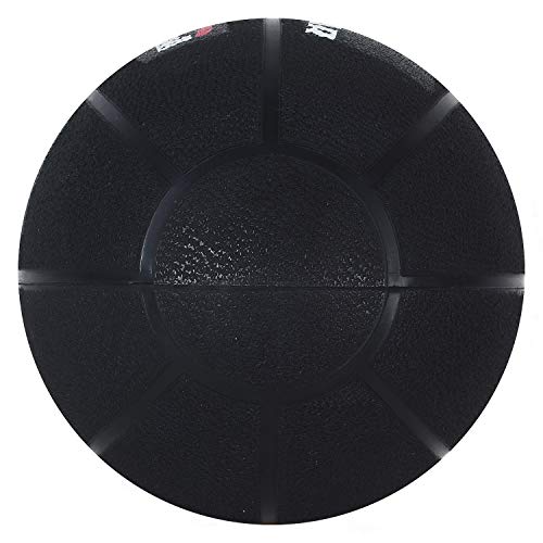 Image of COUGA High Grip Rubber Moulded Medicine Ball Without Handle for Crossfit, Exercise & Fitness, Strength & Conditioning Exercises (5 KG, Black)