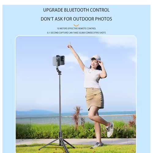 Image of SnapX1 L Vlogging Kit with Wireless Mic | 3-in-1 170cm Long Extendable Selfie Stick Tripod Stand with Bluetooth Remote + K8 Mic for YouTube, Reels & Vlogs (Android /iPhone)