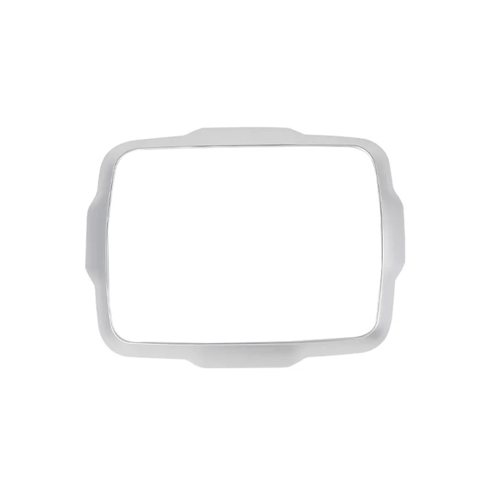 Ggwqfuh Silver Interior Trim For Jeep For Renegade 2018 2019 2020 2021 2022 2023 Up Car Gps Navigation Decoration Cover Frame Stickers Interior Accessories Auto Central Inner(Silver)