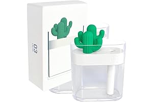 Eutuxia Mini Portable Cactus Bottle Caps Humidifier: Your Oasis of Hydration and Tranquility