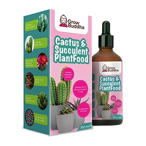 Fertilizante para Cactus y Suculentas Fertilizante líquido concentrado para cactus y suculentas saludables 100 ml Crecimiento vigoroso con raíz fuerte Apto para todo tipo de cactus y suculentas Cover