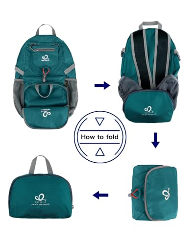 image for WATERFLY Small Lightweight Packable Backpack: 20l Ultra Light Foldable
