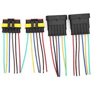 Dirbak 4/5/6-Pin Rechtecksteckverbinder 2 Sätze