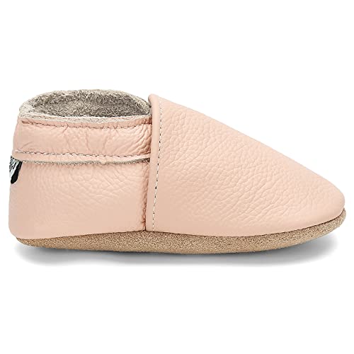 OWLOWLA Soft Sole Baby Shoes Leather Baby First Walking Crib Shoes Slip-on Baby Moccasins Infant Toddler Pre-Walker Shoes for Boy Girl