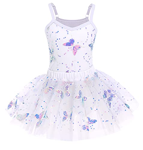 Justaucorps de ballet cadeau anniversaire fille 9-10 ans robe tutu blanc
