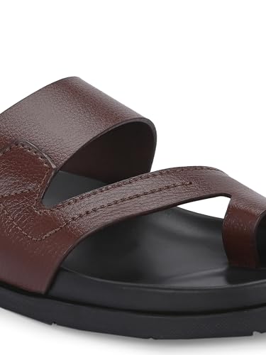 Image of San Frissco Men's Sandals with Open Toe Strap Supersoft Slip On Chappal /Perfect Fit for Summer and Rainy Season Easy to Walk Slipper /Stylish Lightweight Casual Trendy Floaters