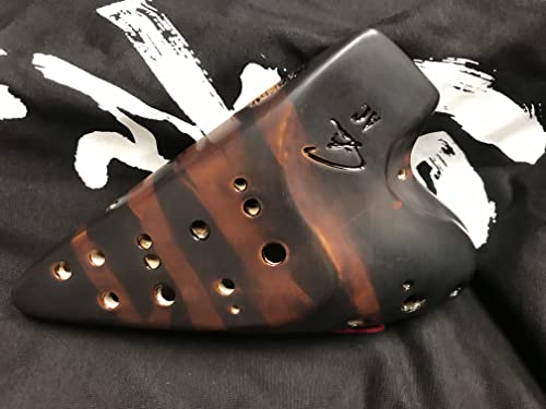 Focalink Double Chamber Alto C Ceramic Ocarina - Authenticity Proved by Engraved Identification Code on Each Piece! Linn\'s Arts Exclusive! (Alto C)