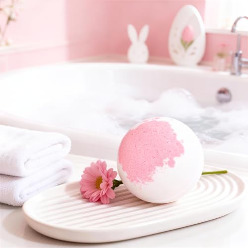 Honxicur Easter Gifts Set for Women Sister Teens Adults Stuff, Easter Basket Stuffers with 16oz Glass Cup, Scented Candles, Headband & Socks, Self Care Gifts for Women - Image 4