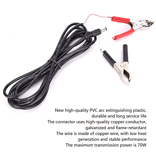Cable CC macho a pinza de cocodrilo de 3m para solucionar cortes de energía en tus tiras LED 2