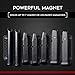 Keeper MG Magnetic Ammunition Holder for Gun Magazines and Clips, Organize Mount in Your Gun Safe, Locker Cabinet, Vault, Ultimate Ammo Storage Accessories for Handgun, Oistol and Rifle Mags, Black