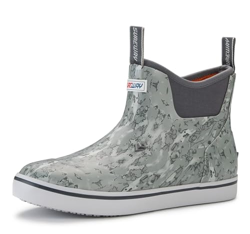 Image of SUREWAY Women's Deck Boots Professional Non-Slip Fishing & Ankle Deck Boot Waterproof Rain Boots