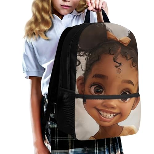 African Cute Girl Backpack for Girls 10-12 Middle School Cute Schoolbags for Kindergarten Preschool Toddler Boys/Girls Bookbag Children School Backpacks Kids Boolbags Daypack3