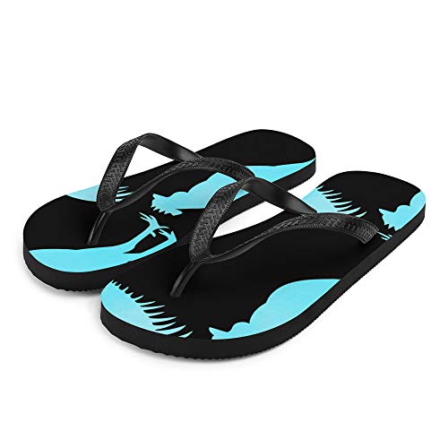 Rooster Bird Farm Animal (492) Flip-Flops2