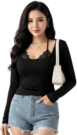 ANNU GLOW Women Full Sleeve Top with Front Elastic &amp; Dori Casual, Comfortable, Trendy Top Party