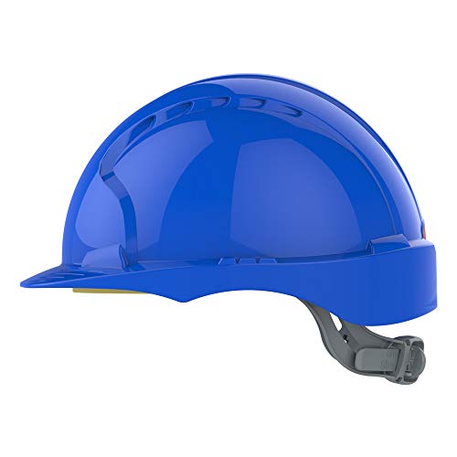 Casco de seguridad JSP EVO2 con trinquete Slip para una protección cómoda en azul 6