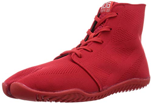 Marugo Sports Jog II Unisex Knit Mesh Workout Running Shoes M8.0/W9.0/J26.0 Red