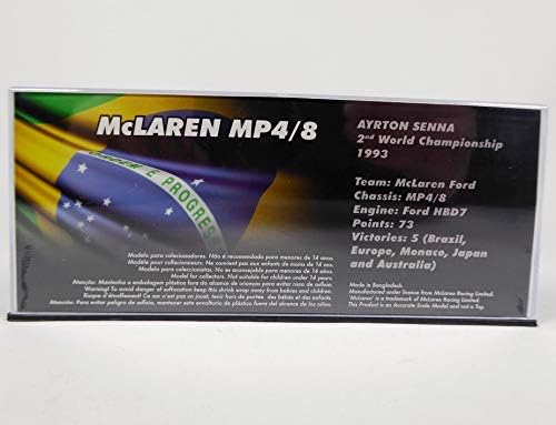 OPO 10 - Ayrton Senna McLaren MP4 / 8# 8 - Winner Australian GP - Formula 1 1993 1:43 Altaya (713)