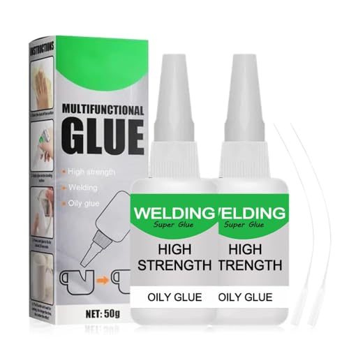 2026 Neu 50g Mächtiger Universalkleber, Schweißen Hochfester Ölkleber, Super Kleber, Multifungctional Glue, Kleben Statt Bohren Extra Stark für Kunststoff Metall Keramik Leder Harz (2)