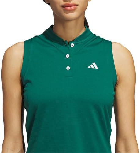 Adidas Womens Ultimate365 Tour Twistknit Polo Shirt - Image 4