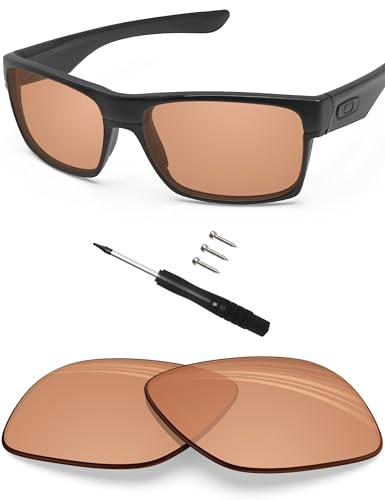 Image of BLAZERBUCK Replacement Lenses & Screws Screwdriver for Oakley TwoFace OO9189 /TwoFace Asian Fit OO9256 Sunglass