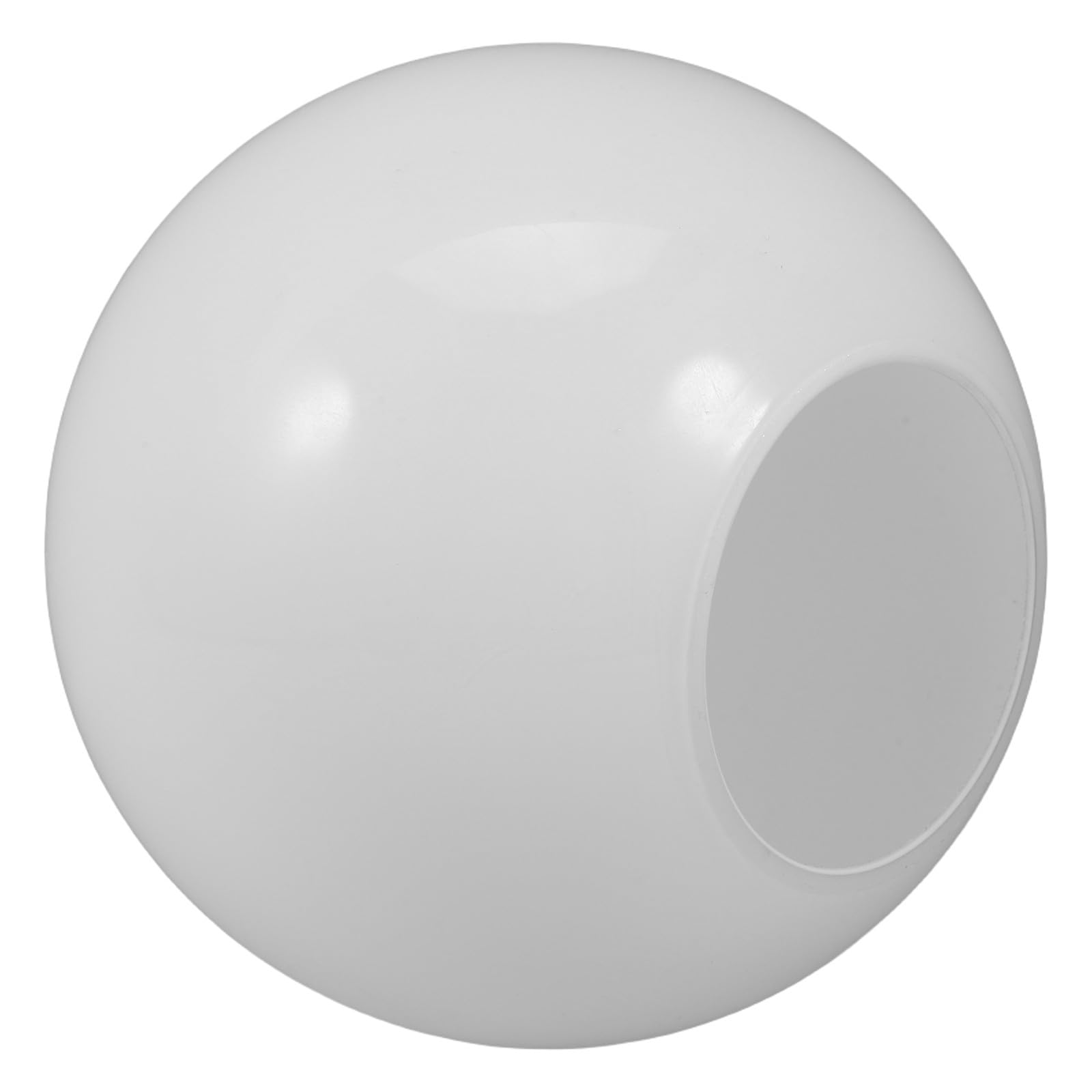 ibasenice Paralume in Vetro Sfera Bianco Opaco per Lampada E27, Resistente All'usura, Coprilampada Rotondo Elegante per Lampade da Tavolo e Lampadari