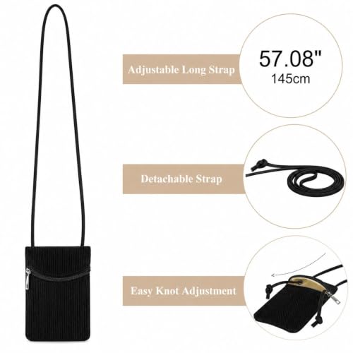 Image of Small Crossbody Women Cell Phone Purse Wallet Bag With Shoulder Strap