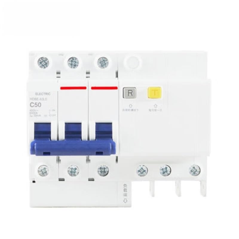 HDBE-63LE disyuntor de pequeña fuga 50A con corte automático de triple polo