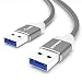 Produktbild TUPower K56 USB 3.0 Verbindungskabel Super Speed Kabel 1m USB-A Stecker auf USB-A Stecker OTG-fähig 5Gbps