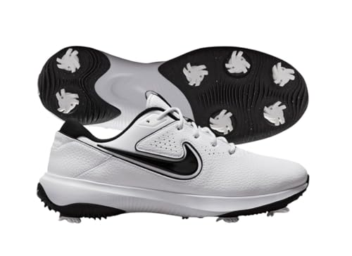 Image of Nike Victory Pro 3 Men's Golf Shoes (Wide) (DX9028-003, Black /Cool Grey /White)