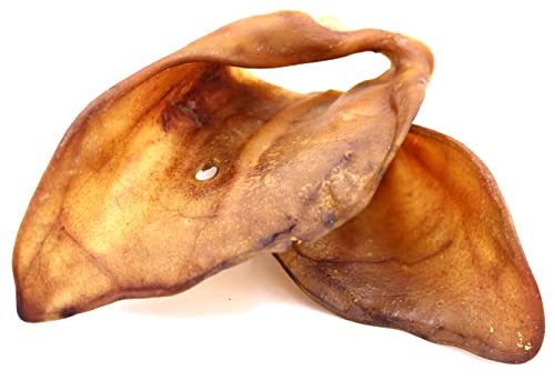 Getrocknete Schweineohren XXL für Hunde 1 Kg aus eigener Deutscher Herstellung, Kauartikel für Groß & Klein Cover