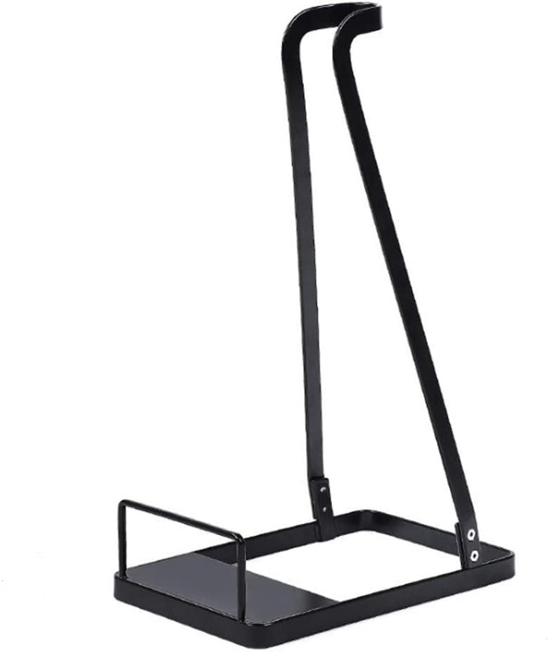 DingGreat Socle universel indépendant pour aspirateur, support métallique vide-ordures pour aspirateur Dyson V6 V7 V8 V10 - Pas de perçage du mur (Noir)