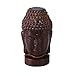 ROSENICE Wooden Buddha Statue Religious Sakyamuni Buddha Head Figurine Statue Serenity Collection