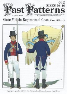 1806-1815 State Militia Regimental Coat Pattern - Sizes 42-48