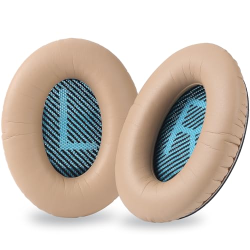 QC35 QC35ii Almohadillas suaves de cuero para orejas, reemplazo VIIMAKE para auriculares Bose QuietComfort QC35 QC35II, espuma de alta densidad - Duradero (QC35/QC35II Khaki) miniatura 1