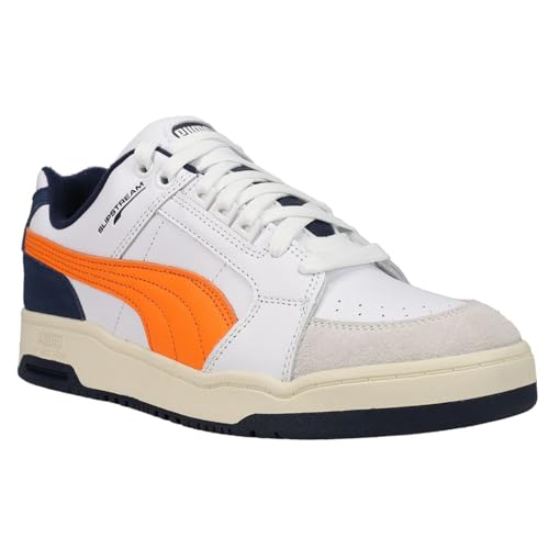 PUMA Mens Slipstream Lo Retro Lace Up Sneakers Shoes Casual - Blue, Orange, White2